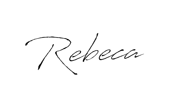 How to make Rebeca name signature. Use Antro_Vectra style for creating short signs online. This is the latest handwritten sign. Rebeca signature style 6 images and pictures png