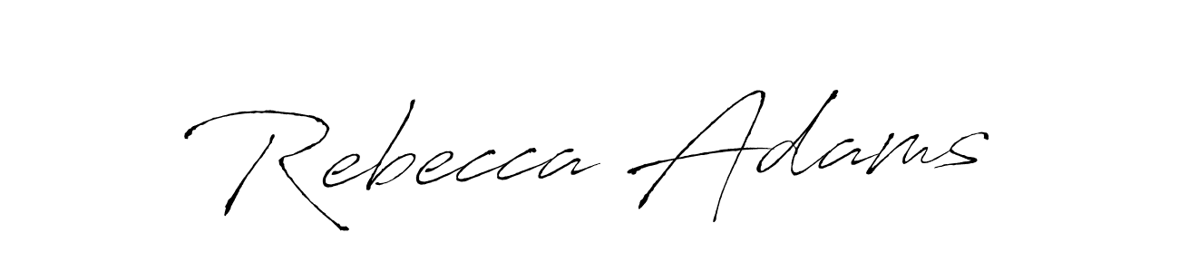 Use a signature maker to create a handwritten signature online. With this signature software, you can design (Antro_Vectra) your own signature for name Rebecca Adams. Rebecca Adams signature style 6 images and pictures png