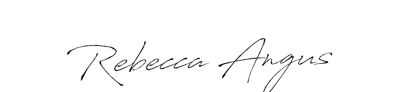 The best way (Antro_Vectra) to make a short signature is to pick only two or three words in your name. The name Rebecca Angus include a total of six letters. For converting this name. Rebecca Angus signature style 6 images and pictures png