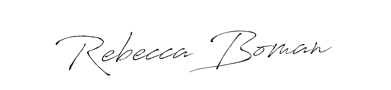 This is the best signature style for the Rebecca Boman name. Also you like these signature font (Antro_Vectra). Mix name signature. Rebecca Boman signature style 6 images and pictures png