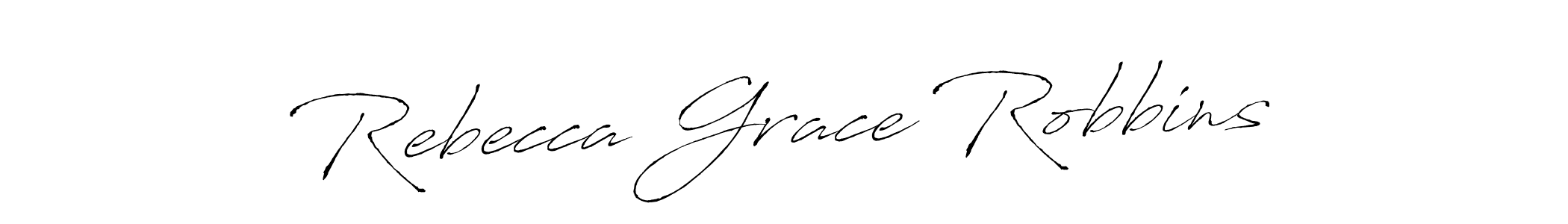 Create a beautiful signature design for name Rebecca Grace Robbins. With this signature (Antro_Vectra) fonts, you can make a handwritten signature for free. Rebecca Grace Robbins signature style 6 images and pictures png