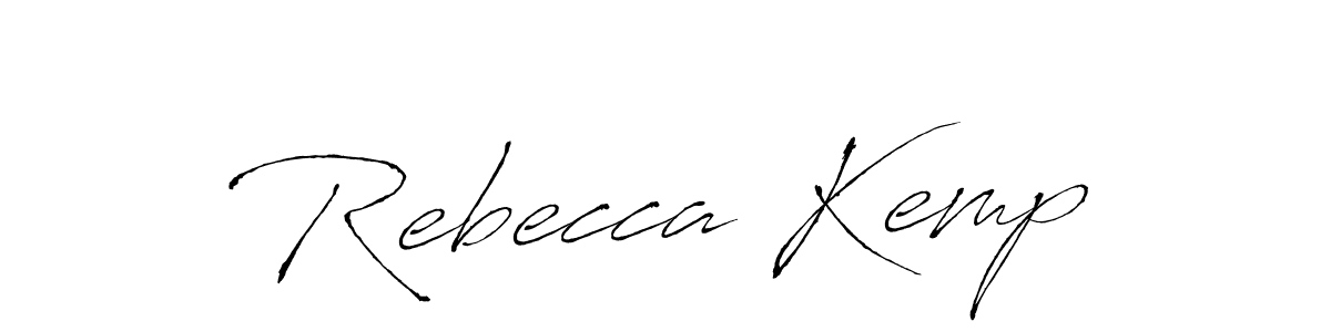 Create a beautiful signature design for name Rebecca Kemp. With this signature (Antro_Vectra) fonts, you can make a handwritten signature for free. Rebecca Kemp signature style 6 images and pictures png