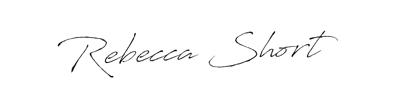 Also we have Rebecca Short name is the best signature style. Create professional handwritten signature collection using Antro_Vectra autograph style. Rebecca Short signature style 6 images and pictures png