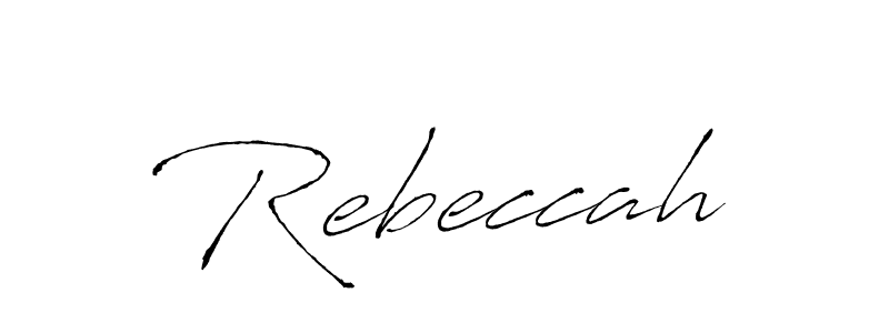 Use a signature maker to create a handwritten signature online. With this signature software, you can design (Antro_Vectra) your own signature for name Rebeccah. Rebeccah signature style 6 images and pictures png
