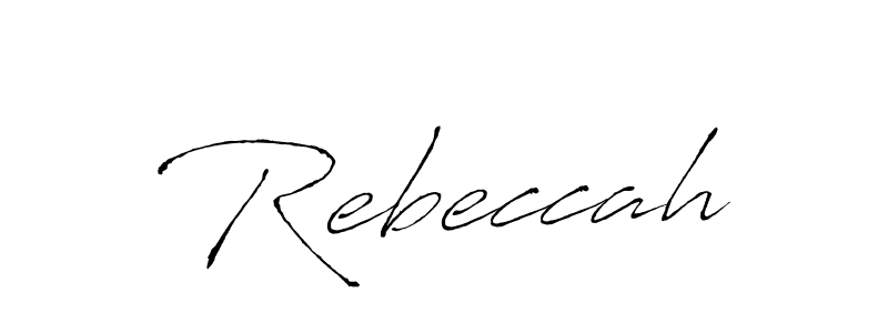 Use a signature maker to create a handwritten signature online. With this signature software, you can design (Antro_Vectra) your own signature for name Rebeccah. Rebeccah signature style 6 images and pictures png