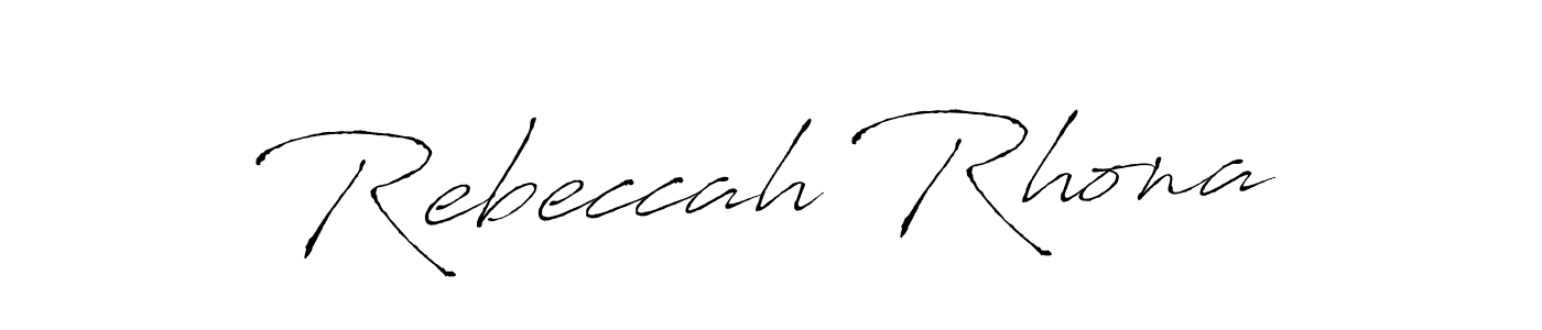 The best way (Antro_Vectra) to make a short signature is to pick only two or three words in your name. The name Rebeccah Rhona include a total of six letters. For converting this name. Rebeccah Rhona signature style 6 images and pictures png