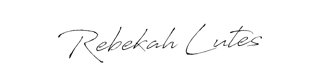 Best and Professional Signature Style for Rebekah Lutes. Antro_Vectra Best Signature Style Collection. Rebekah Lutes signature style 6 images and pictures png