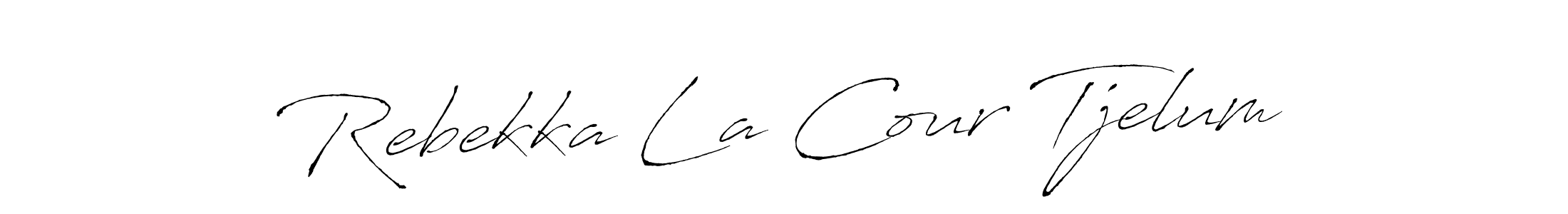 Also You can easily find your signature by using the search form. We will create Rebekka La Cour Tjelum name handwritten signature images for you free of cost using Antro_Vectra sign style. Rebekka La Cour Tjelum signature style 6 images and pictures png