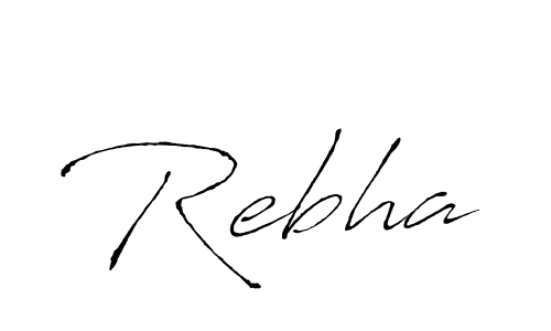How to make Rebha name signature. Use Antro_Vectra style for creating short signs online. This is the latest handwritten sign. Rebha signature style 6 images and pictures png