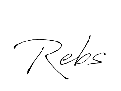 Similarly Antro_Vectra is the best handwritten signature design. Signature creator online .You can use it as an online autograph creator for name Rebs. Rebs signature style 6 images and pictures png