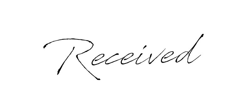 Create a beautiful signature design for name Received. With this signature (Antro_Vectra) fonts, you can make a handwritten signature for free. Received signature style 6 images and pictures png