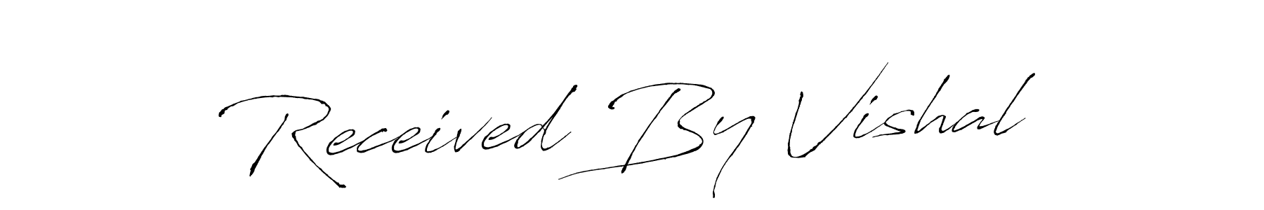 Design your own signature with our free online signature maker. With this signature software, you can create a handwritten (Antro_Vectra) signature for name Received By Vishal. Received By Vishal signature style 6 images and pictures png