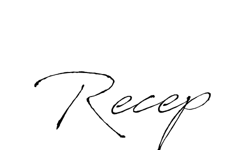 How to make Recep signature? Antro_Vectra is a professional autograph style. Create handwritten signature for Recep name. Recep signature style 6 images and pictures png