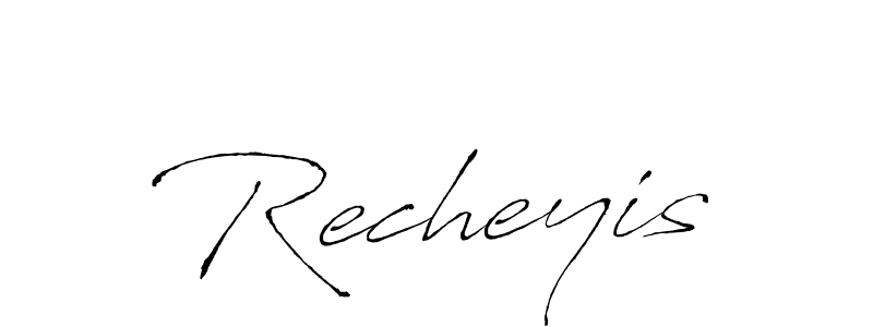 Use a signature maker to create a handwritten signature online. With this signature software, you can design (Antro_Vectra) your own signature for name Recheyis. Recheyis signature style 6 images and pictures png