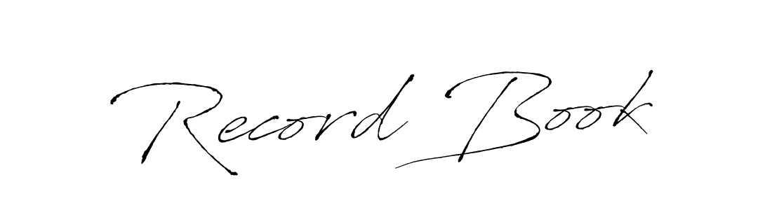 How to make Record Book name signature. Use Antro_Vectra style for creating short signs online. This is the latest handwritten sign. Record Book signature style 6 images and pictures png