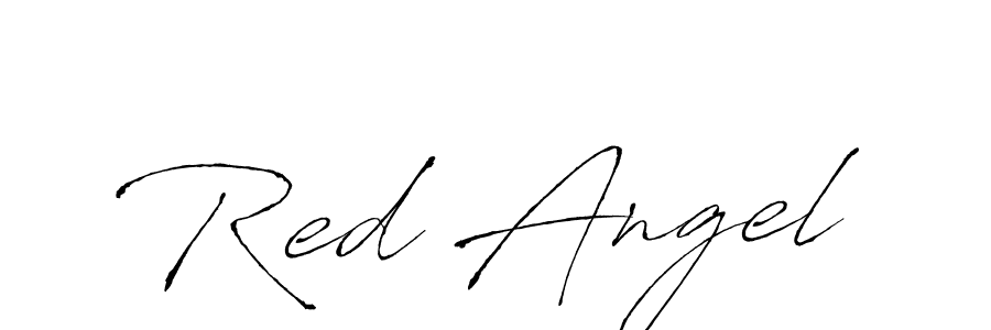 Use a signature maker to create a handwritten signature online. With this signature software, you can design (Antro_Vectra) your own signature for name Red Angel. Red Angel signature style 6 images and pictures png