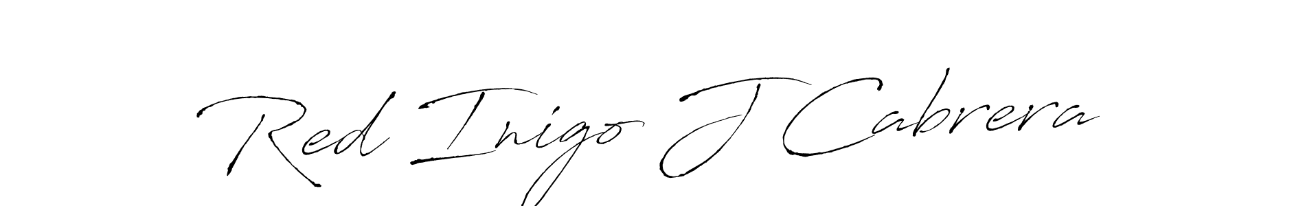 Make a beautiful signature design for name Red Inigo J Cabrera. Use this online signature maker to create a handwritten signature for free. Red Inigo J Cabrera signature style 6 images and pictures png