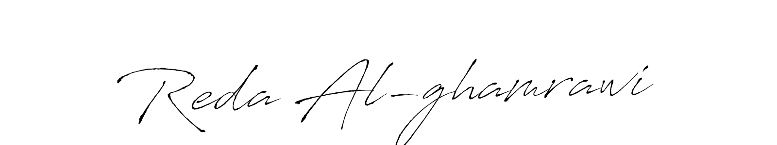 You should practise on your own different ways (Antro_Vectra) to write your name (Reda Al-ghamrawi) in signature. don't let someone else do it for you. Reda Al-ghamrawi signature style 6 images and pictures png