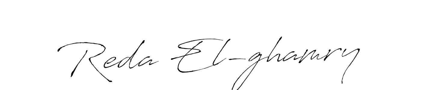 You should practise on your own different ways (Antro_Vectra) to write your name (Reda El-ghamry) in signature. don't let someone else do it for you. Reda El-ghamry signature style 6 images and pictures png