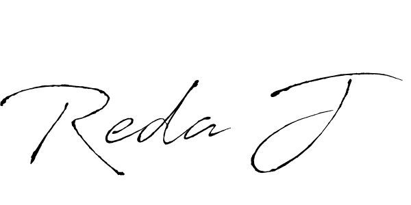 Also we have Reda J name is the best signature style. Create professional handwritten signature collection using Antro_Vectra autograph style. Reda J signature style 6 images and pictures png