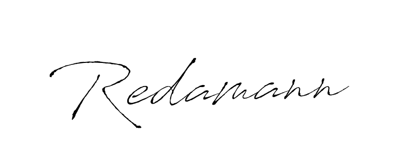 Use a signature maker to create a handwritten signature online. With this signature software, you can design (Antro_Vectra) your own signature for name Redamann. Redamann signature style 6 images and pictures png