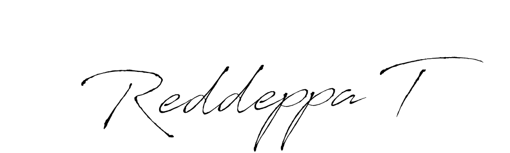 Reddeppa T stylish signature style. Best Handwritten Sign (Antro_Vectra) for my name. Handwritten Signature Collection Ideas for my name Reddeppa T. Reddeppa T signature style 6 images and pictures png