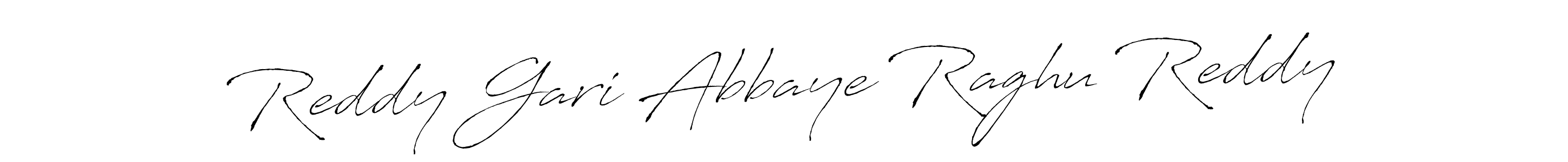 How to make Reddy Gari Abbaye Raghu Reddy name signature. Use Antro_Vectra style for creating short signs online. This is the latest handwritten sign. Reddy Gari Abbaye Raghu Reddy signature style 6 images and pictures png