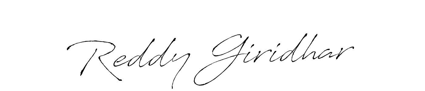 Make a beautiful signature design for name Reddy Giridhar. Use this online signature maker to create a handwritten signature for free. Reddy Giridhar signature style 6 images and pictures png