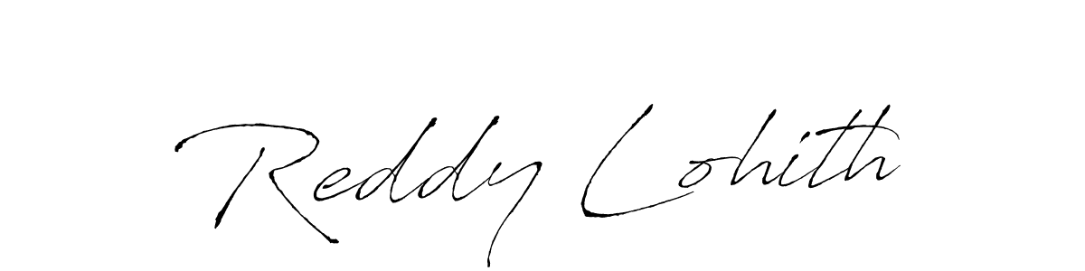 Make a beautiful signature design for name Reddy Lohith. With this signature (Antro_Vectra) style, you can create a handwritten signature for free. Reddy Lohith signature style 6 images and pictures png