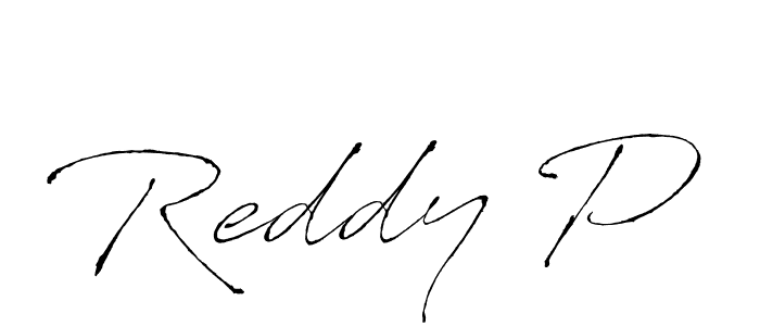 Also we have Reddy P name is the best signature style. Create professional handwritten signature collection using Antro_Vectra autograph style. Reddy P signature style 6 images and pictures png