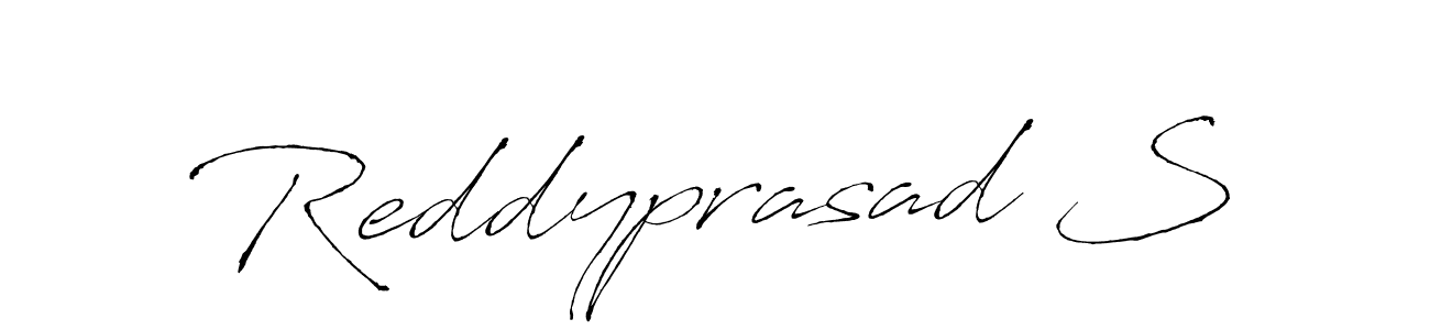 Reddyprasad S stylish signature style. Best Handwritten Sign (Antro_Vectra) for my name. Handwritten Signature Collection Ideas for my name Reddyprasad S. Reddyprasad S signature style 6 images and pictures png