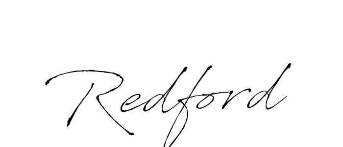 Design your own signature with our free online signature maker. With this signature software, you can create a handwritten (Antro_Vectra) signature for name Redford. Redford signature style 6 images and pictures png