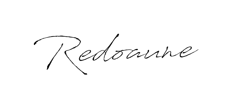 Make a beautiful signature design for name Redoaune. With this signature (Antro_Vectra) style, you can create a handwritten signature for free. Redoaune signature style 6 images and pictures png