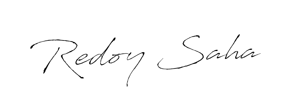 How to make Redoy Saha name signature. Use Antro_Vectra style for creating short signs online. This is the latest handwritten sign. Redoy Saha signature style 6 images and pictures png