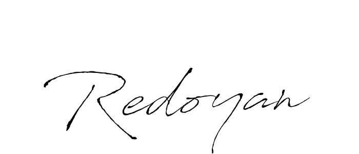 The best way (Antro_Vectra) to make a short signature is to pick only two or three words in your name. The name Redoyan include a total of six letters. For converting this name. Redoyan signature style 6 images and pictures png