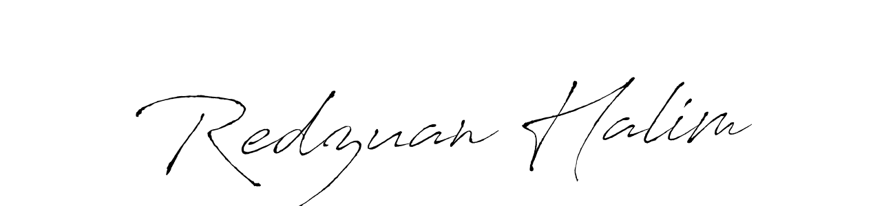 Also we have Redzuan Halim name is the best signature style. Create professional handwritten signature collection using Antro_Vectra autograph style. Redzuan Halim signature style 6 images and pictures png