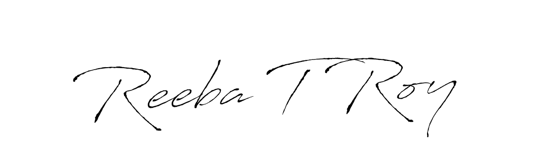 Make a beautiful signature design for name Reeba T Roy. Use this online signature maker to create a handwritten signature for free. Reeba T Roy signature style 6 images and pictures png