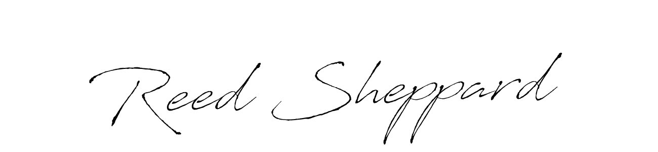 Create a beautiful signature design for name Reed Sheppard. With this signature (Antro_Vectra) fonts, you can make a handwritten signature for free. Reed Sheppard signature style 6 images and pictures png