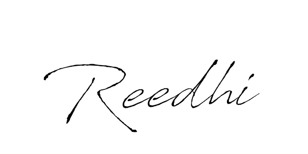 How to make Reedhi signature? Antro_Vectra is a professional autograph style. Create handwritten signature for Reedhi name. Reedhi signature style 6 images and pictures png