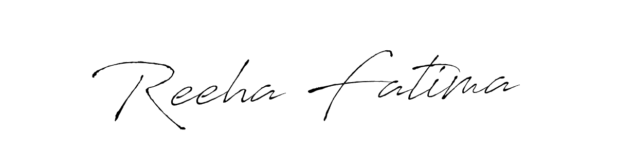Make a beautiful signature design for name Reeha Fatima. With this signature (Antro_Vectra) style, you can create a handwritten signature for free. Reeha Fatima signature style 6 images and pictures png