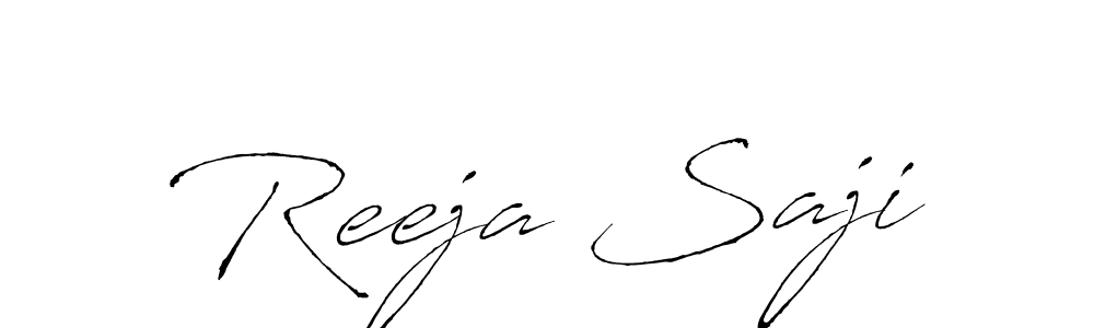 You can use this online signature creator to create a handwritten signature for the name Reeja Saji. This is the best online autograph maker. Reeja Saji signature style 6 images and pictures png