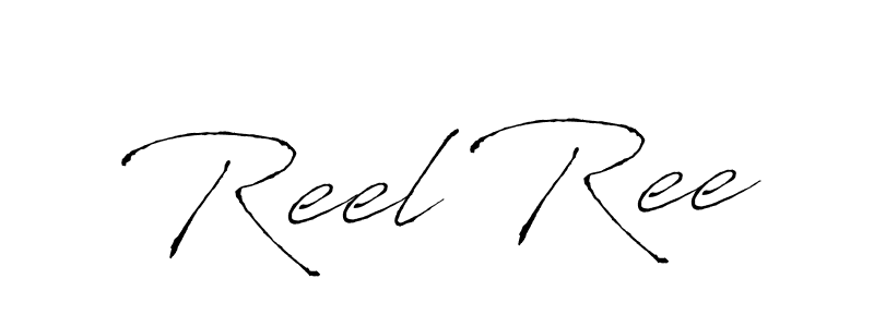 You should practise on your own different ways (Antro_Vectra) to write your name (Reel Ree) in signature. don't let someone else do it for you. Reel Ree signature style 6 images and pictures png