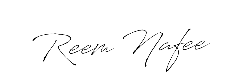 Also You can easily find your signature by using the search form. We will create Reem Nafee name handwritten signature images for you free of cost using Antro_Vectra sign style. Reem Nafee signature style 6 images and pictures png