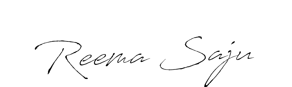 You should practise on your own different ways (Antro_Vectra) to write your name (Reema Saju) in signature. don't let someone else do it for you. Reema Saju signature style 6 images and pictures png