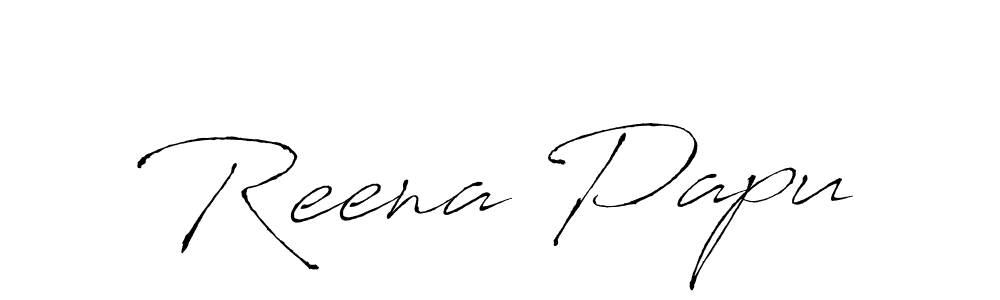 It looks lik you need a new signature style for name Reena Papu. Design unique handwritten (Antro_Vectra) signature with our free signature maker in just a few clicks. Reena Papu signature style 6 images and pictures png