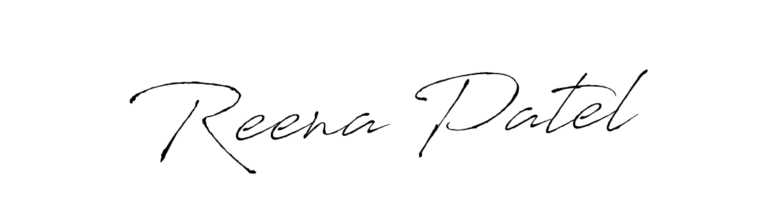 Make a beautiful signature design for name Reena Patel. With this signature (Antro_Vectra) style, you can create a handwritten signature for free. Reena Patel signature style 6 images and pictures png