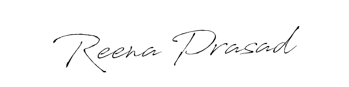 The best way (Antro_Vectra) to make a short signature is to pick only two or three words in your name. The name Reena Prasad include a total of six letters. For converting this name. Reena Prasad signature style 6 images and pictures png