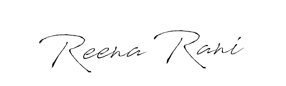 You should practise on your own different ways (Antro_Vectra) to write your name (Reena Rani) in signature. don't let someone else do it for you. Reena Rani signature style 6 images and pictures png