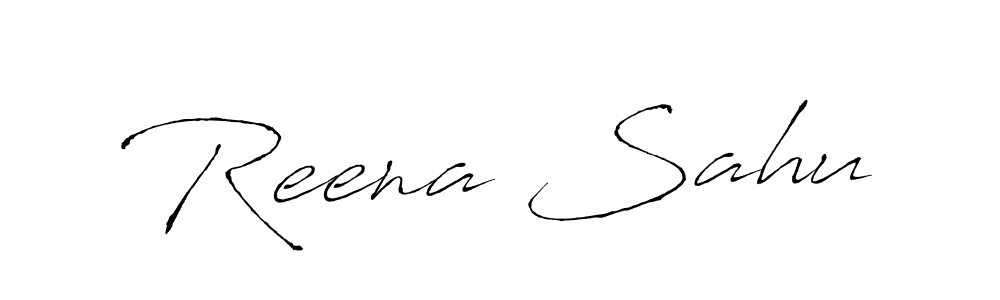 The best way (Antro_Vectra) to make a short signature is to pick only two or three words in your name. The name Reena Sahu include a total of six letters. For converting this name. Reena Sahu signature style 6 images and pictures png