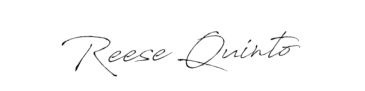 The best way (Antro_Vectra) to make a short signature is to pick only two or three words in your name. The name Reese Quinto include a total of six letters. For converting this name. Reese Quinto signature style 6 images and pictures png